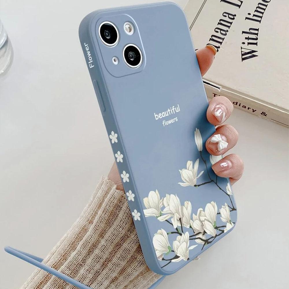 Floral Phone Cover With Lanyard iPhone