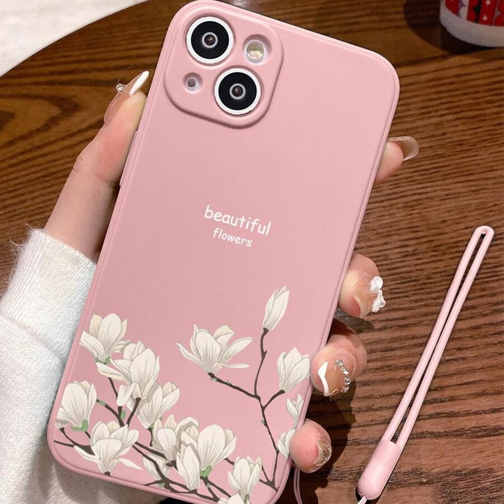 Floral Phone Cover With Lanyard iPhone - Image 10