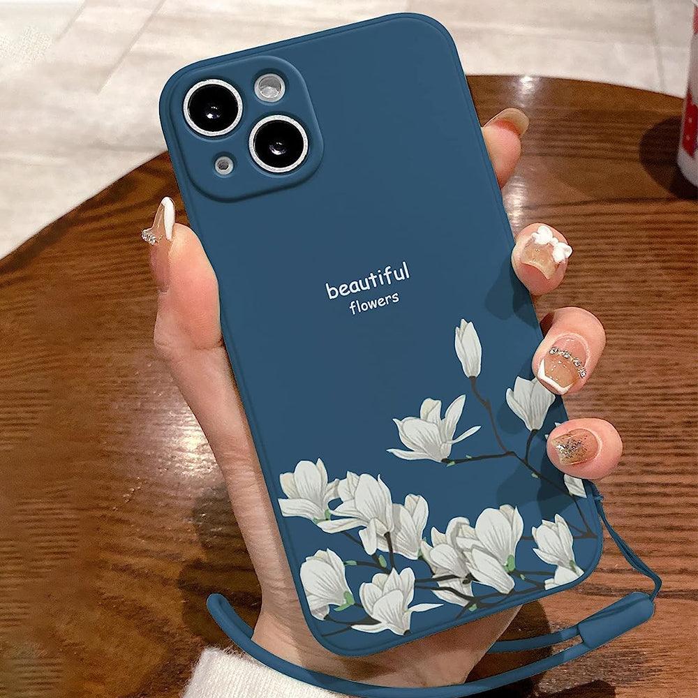 Floral Phone Cover With Lanyard iPhone - Image 5