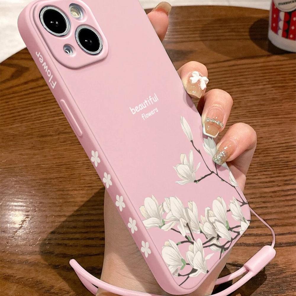 Floral Phone Cover With Lanyard iPhone - Image 8