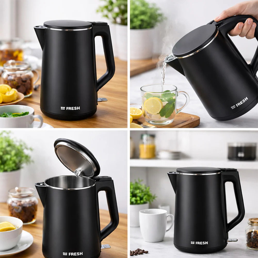 Fresh Kettle FDK-17B 1.7L 2200W - Black - Image 2