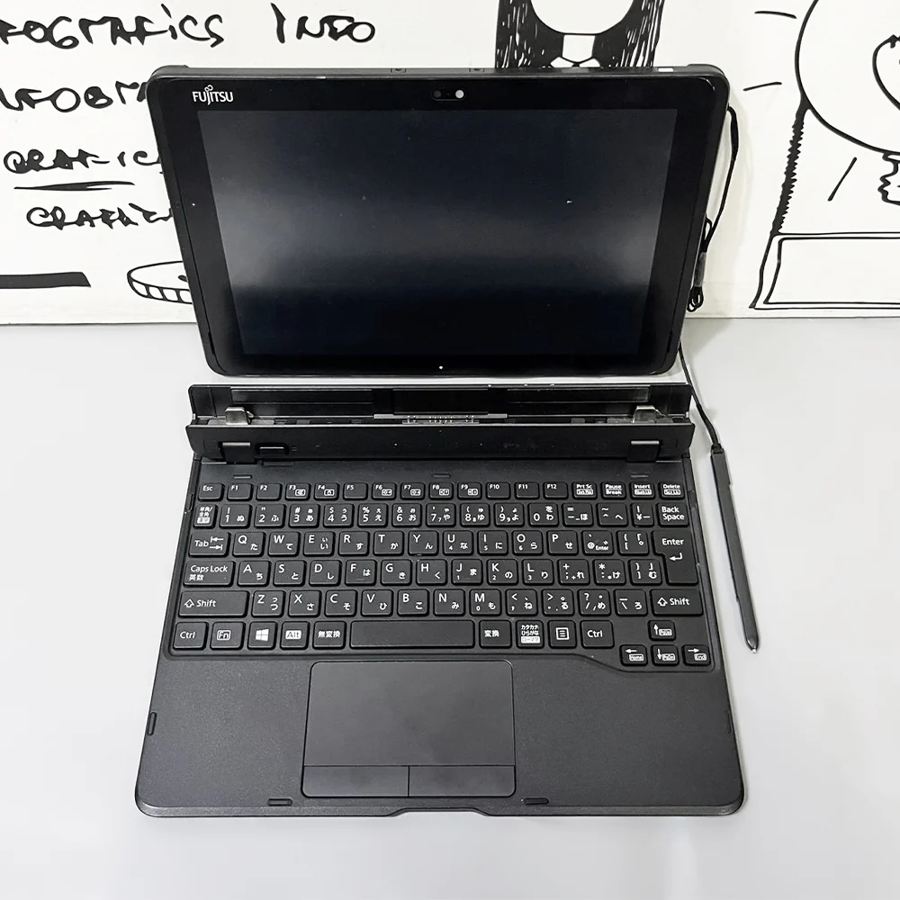 Fujitsu FARQ18011 2In1 Detachable Tab (Intel Atom X5-Z8550 - 4GB DDR3 - eMMC 64GB - Intel HD Graphics - 10.1 Inch Touchscreen - Cam) Original Used - Image 10