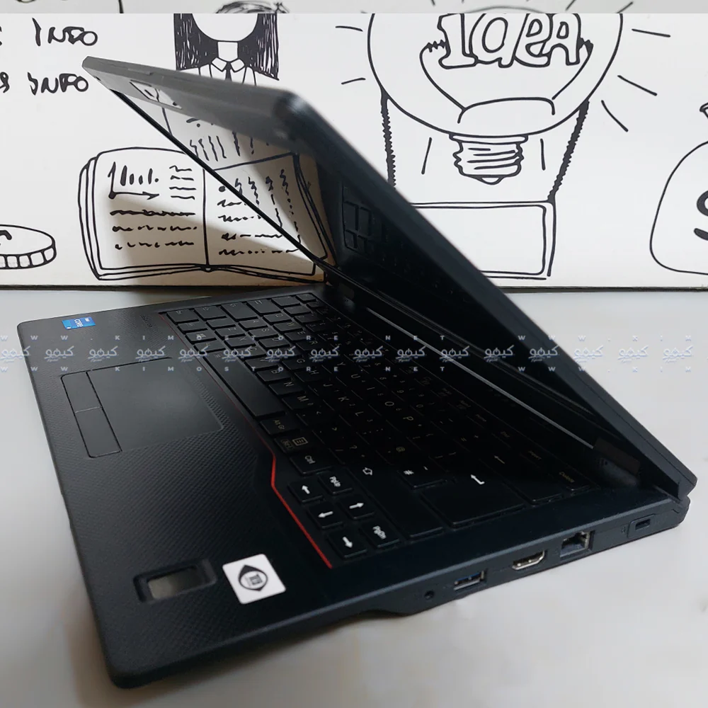 Fujitsu Lifebook E5411 Laptop (Intel Core i5-1135G7 - 8GB DDR4 - M.2 256GB - Intel Iris Xe Graphics - 14.0 Inch FHD - Cam) Original Used - Image 4