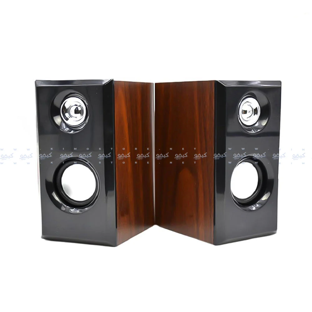 Gamma GT-304 Speaker 2.0 - Wooden Black - Image 2