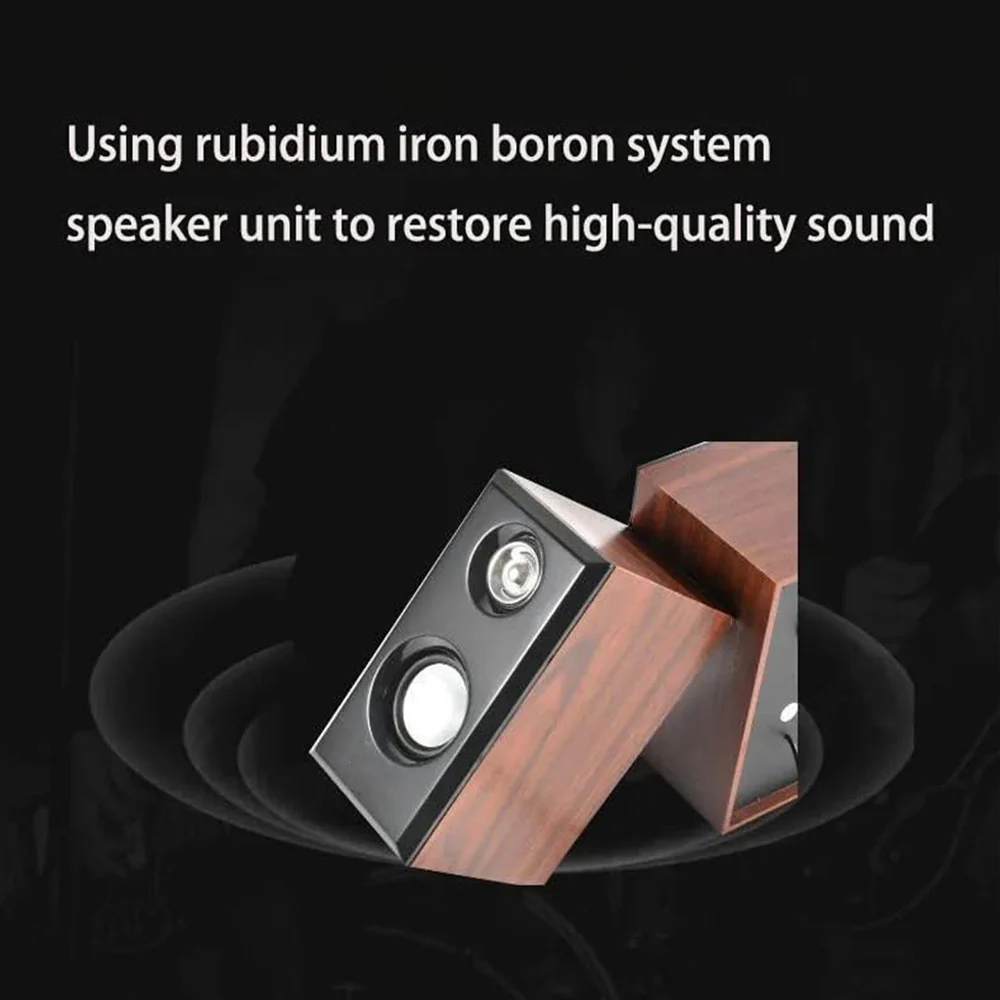 Gamma GT-304 Speaker 2.0 - Wooden Black - Image 5