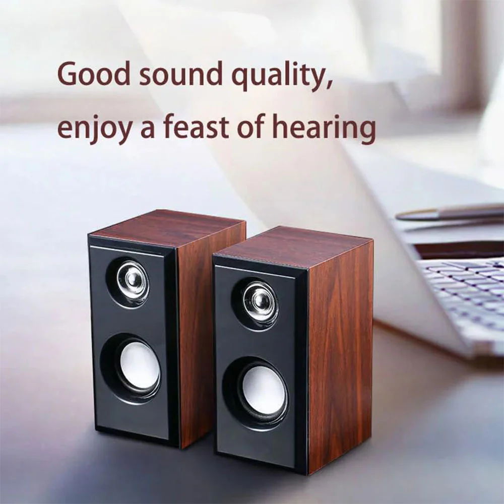 Gamma GT-304 Speaker 2.0 - Wooden Black - Image 6