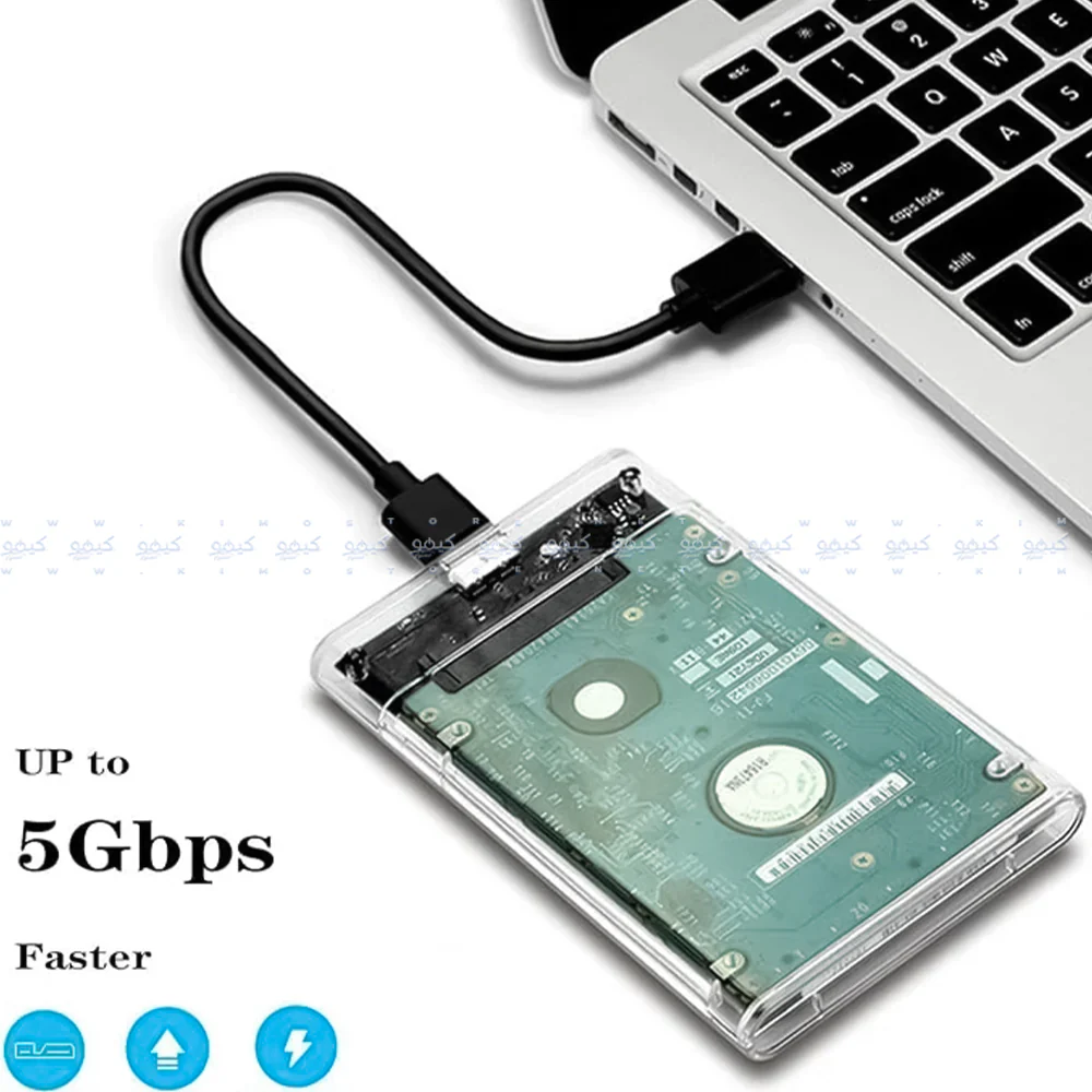 Gemax Transparent Mobile Rack USB 3.0 - Image 3