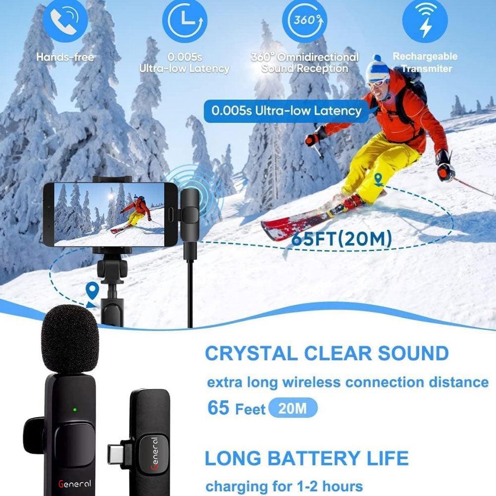 General G30 Type-C 2.4GHz Wireless Microphone System - Image 5