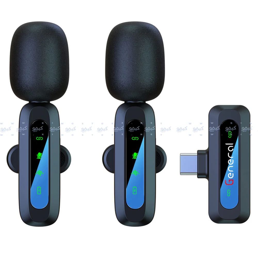 General GM37 Type-C 2.4GHz Dual Channel Wireless Microphone System