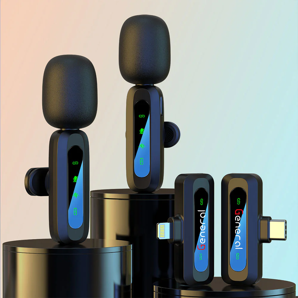 General GM37 Type-C 2.4GHz Dual Channel Wireless Microphone System - Image 2