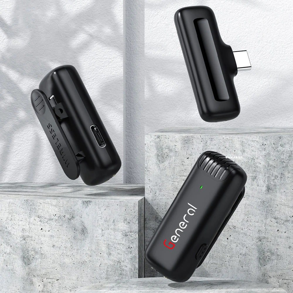General GM39 Type-C 2.4GHz Dual Channel Wireless Microphone System - Image 4