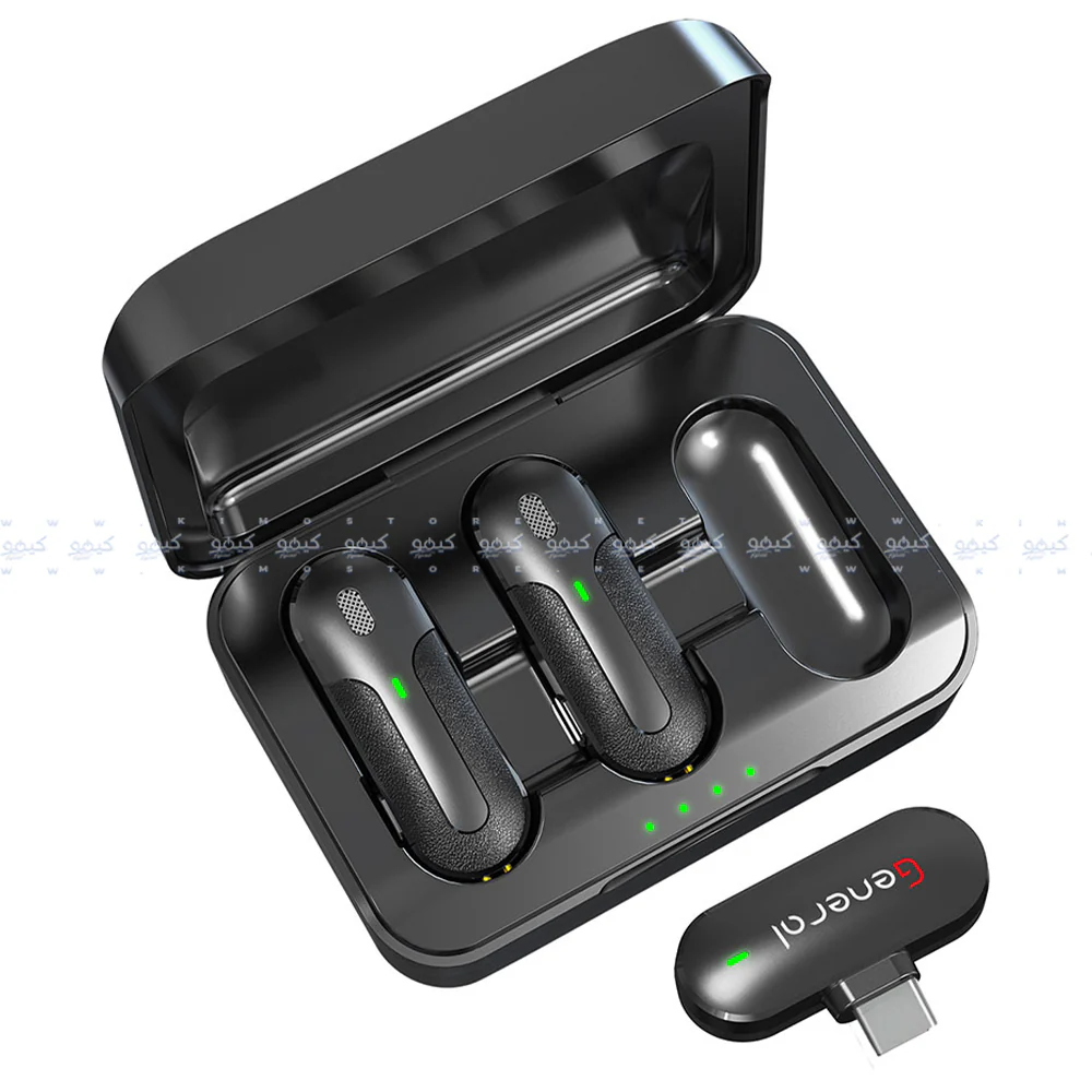 General GM5 Type-C 2.4GHz Dual Channel Wireless Microphone System - Image 3