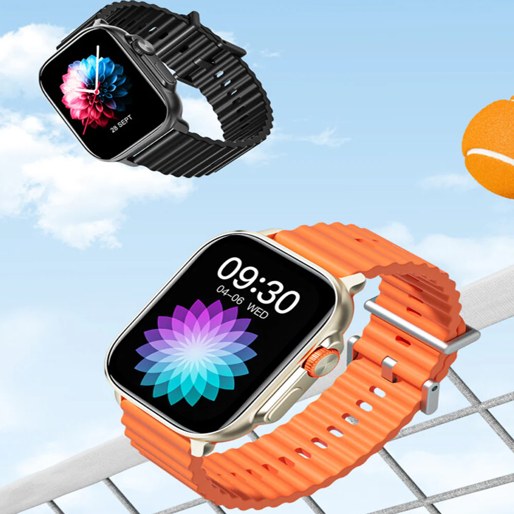 General GW88 Smart Watch Black Case With Black Strap - Image 2