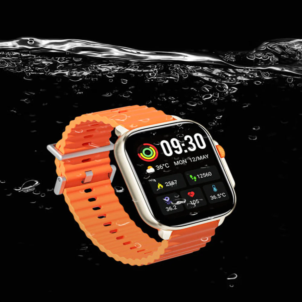 General GW88 Smart Watch Black Case With Black Strap - Image 5