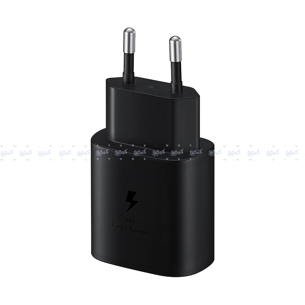Gerlax A25T Wall Charger Type-C Cable 25W 5A Fast Charging - Black - Image 2