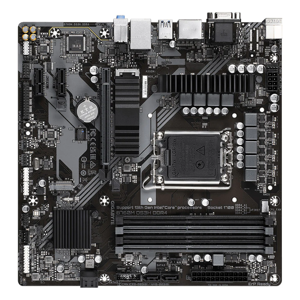 Gigabyte B760M DS3H DDR4 Motherboard LGA 1700 - Image 3