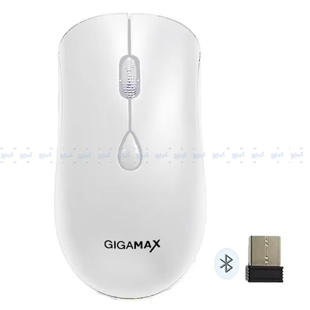 Gigamax G-1100 Dual Mode Rechargeable Bluetooth Wireless Mouse 1600Dpi - Image 4