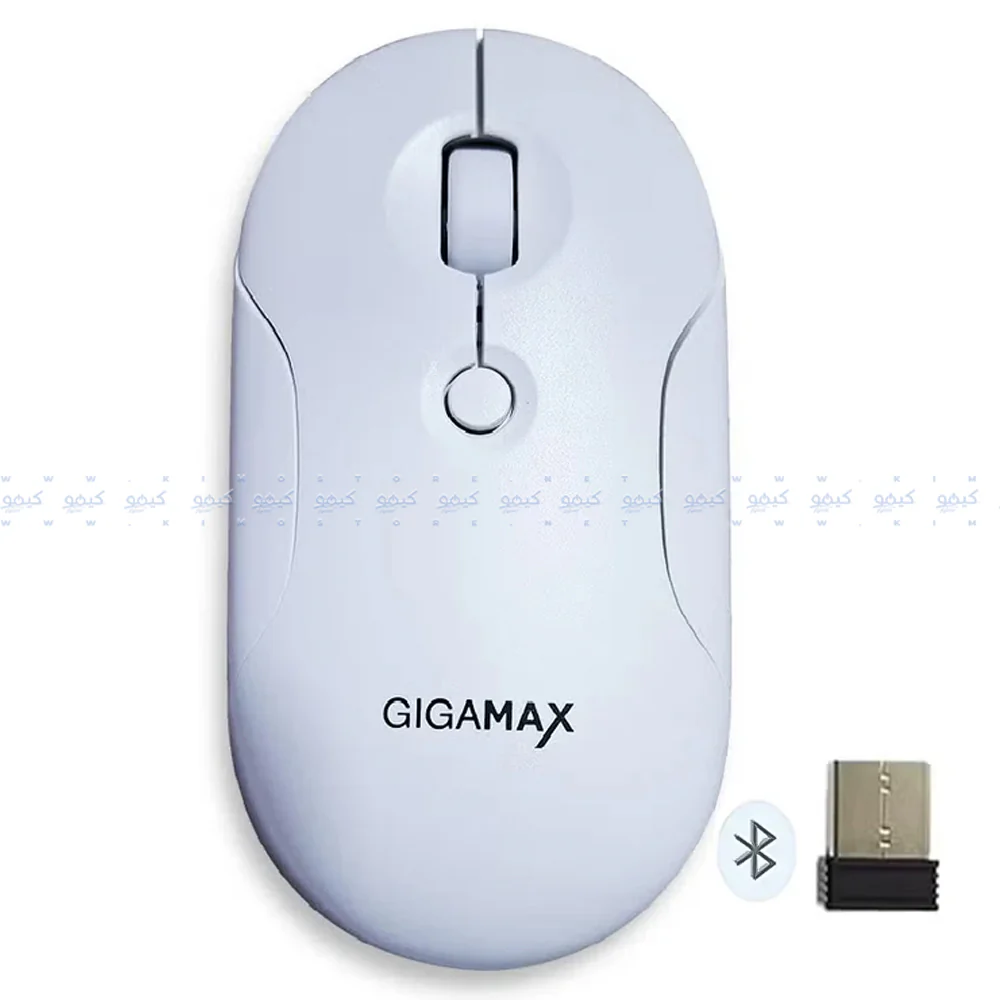 Gigamax G-1200 Dual Mode Rechargeable Bluetooth Wireless Mouse 1600Dpi