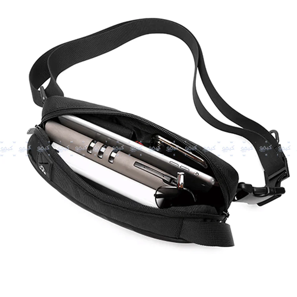 Golden Wolf GXB00131 Crossbody Bag - Black - Image 11