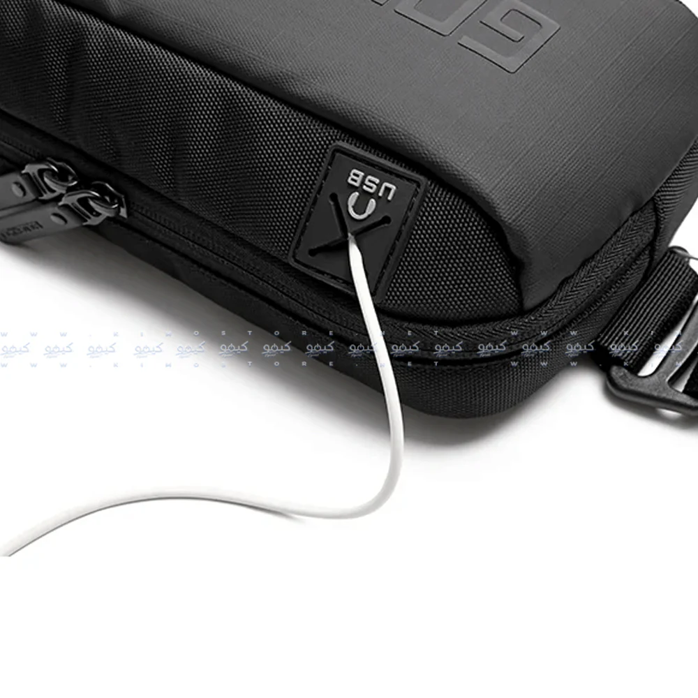 Golden Wolf GXB00131 Crossbody Bag - Black - Image 18