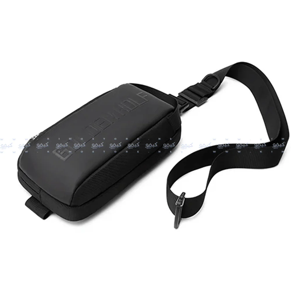 Golden Wolf GXB00131 Crossbody Bag - Black - Image 7