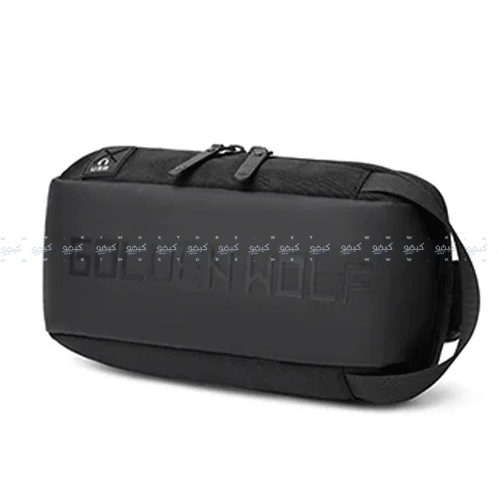 Golden Wolf GXB00131 Crossbody Bag - Black - Image 9
