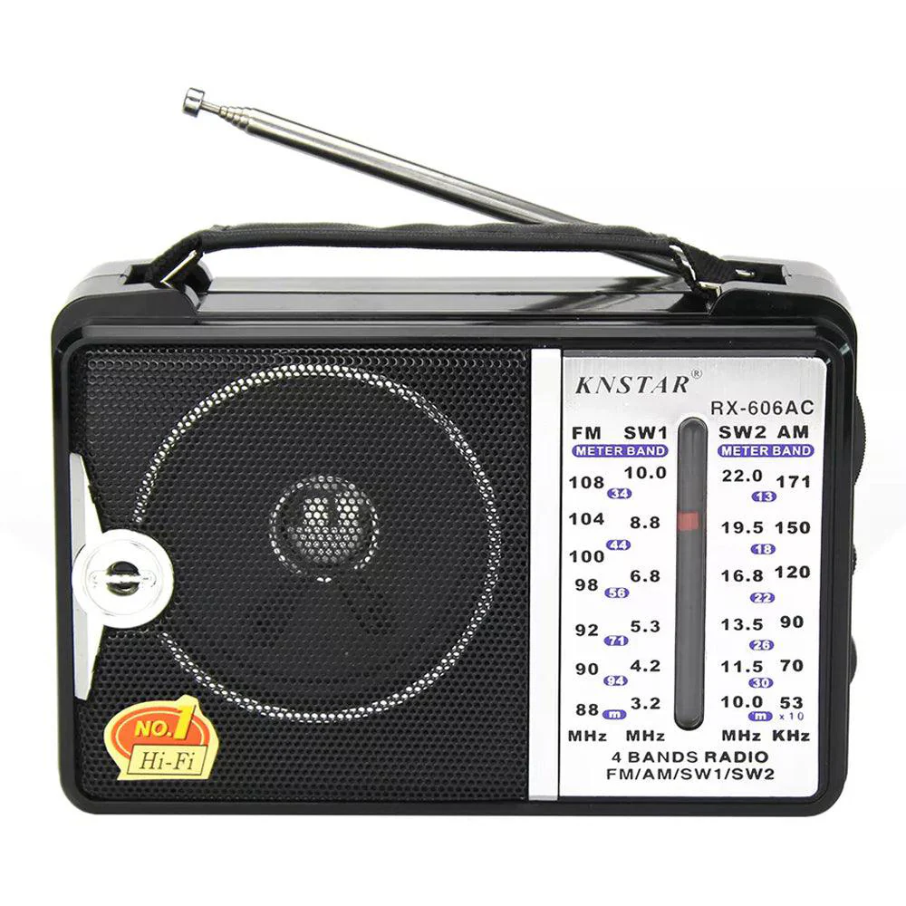 Golon RX-606 AC Portable Radio Speaker 1.0 - Black