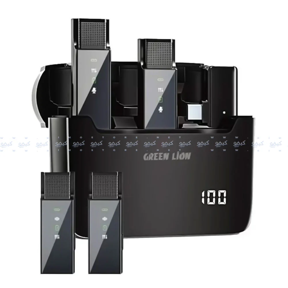 Green Lion GN4N1MICTCBK Type-C Quad Channel Wireless Microphone System