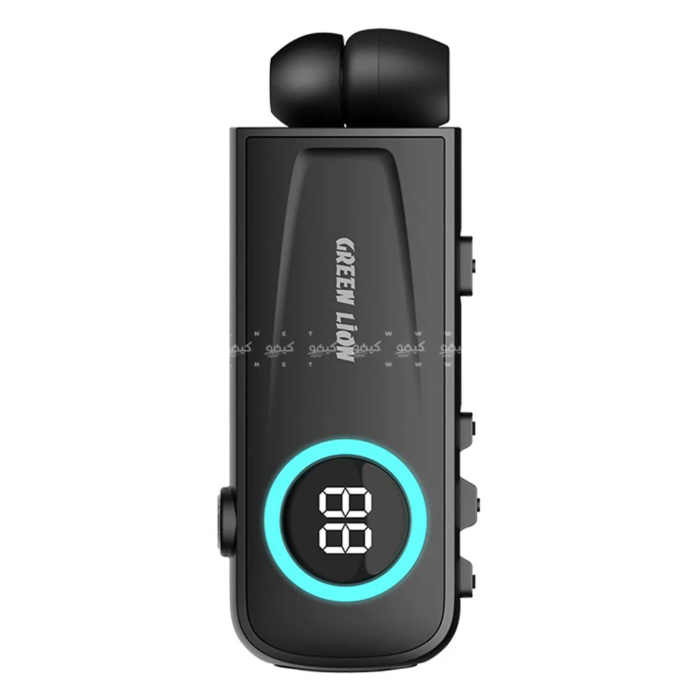 Green Lion GNCOMONOBTBK Communicate Mono Bluetooth Earphone - Black - Image 2