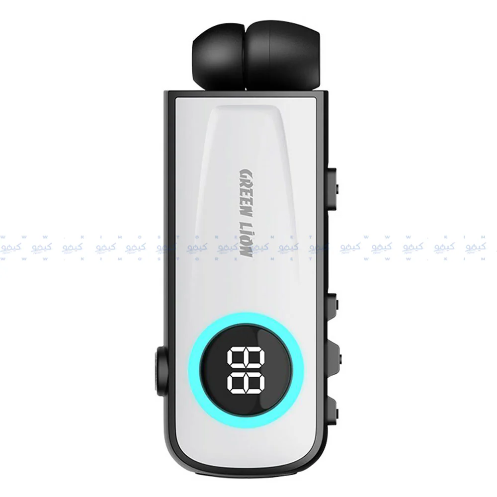 Green Lion GNCOMONOBTWH Communicate Mono Bluetooth Earphone - White - Image 2