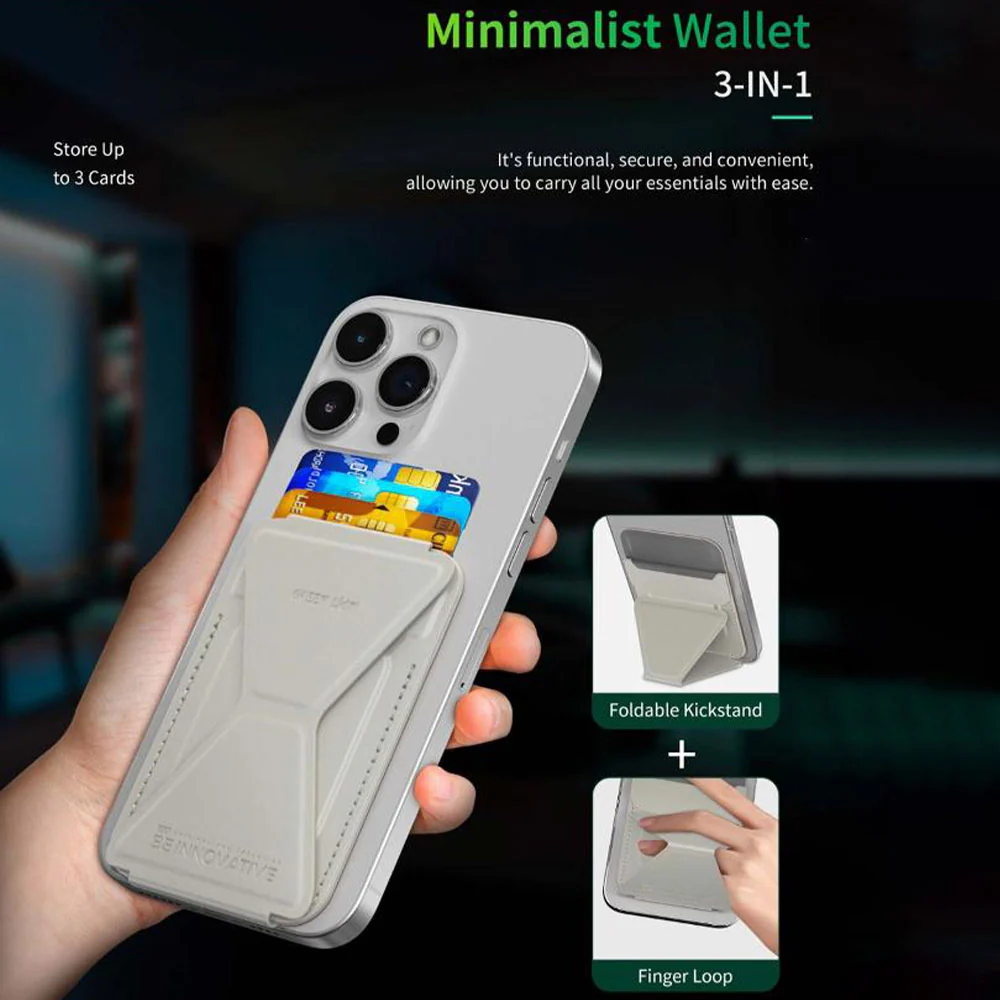 Green Lion GNMGWALLTMBL Magnetic Wallet - Blue - Image 3