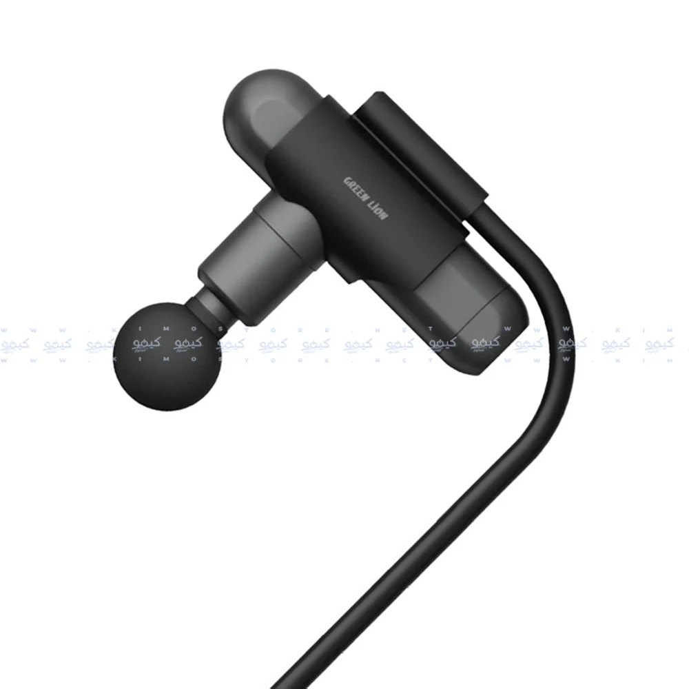 Green Lion Long Handle Massage Gun GL-FG2 GNLHMASGUNBK 1000mAh 4V - Black