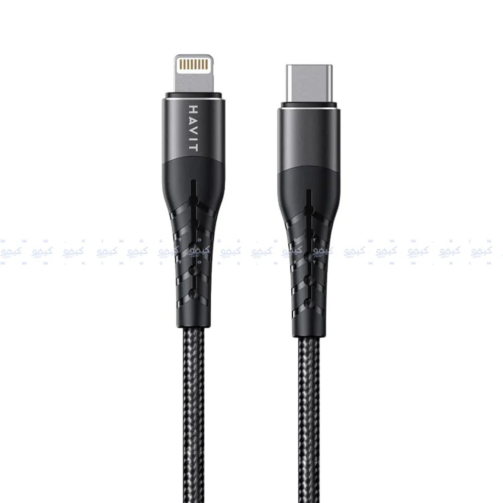 Havit HV-RH14 Type-C To Lightning Cable 30W Fast Charging 1.2m - Black