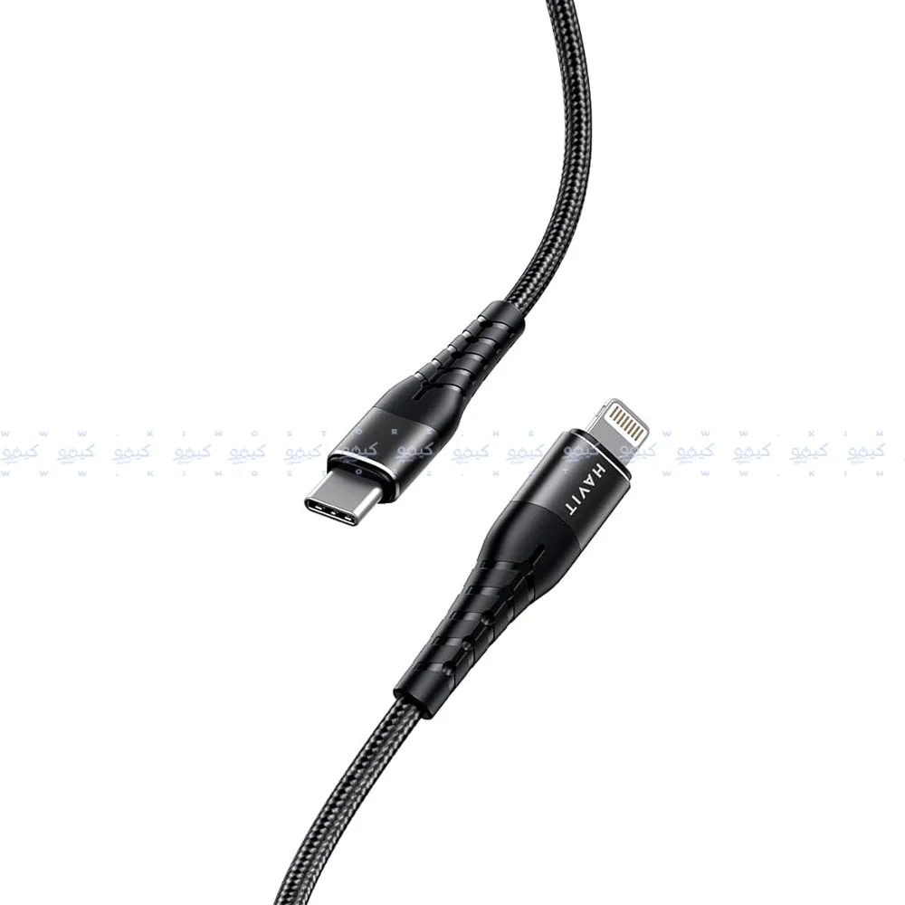 Havit HV-RH14 Type-C To Lightning Cable 30W Fast Charging 1.2m - Black - Image 5