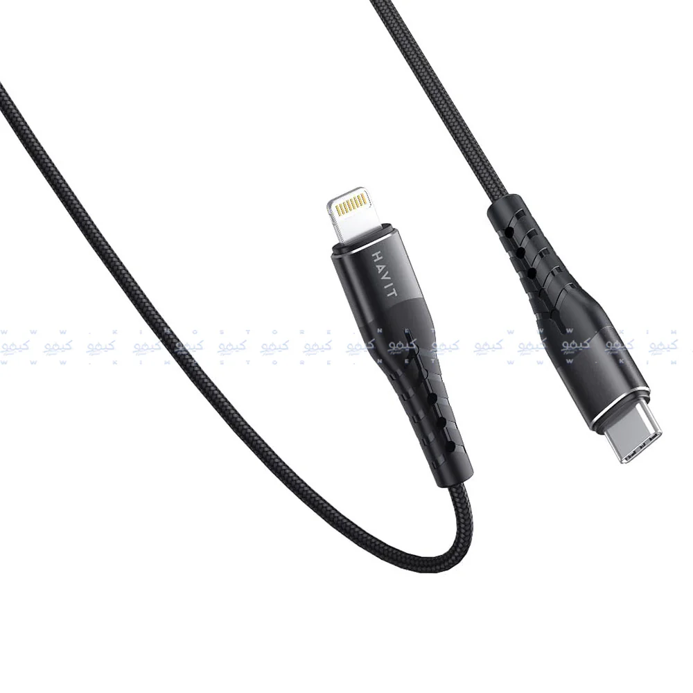 Havit HV-RH14 Type-C To Lightning Cable 30W Fast Charging 1.2m - Black - Image 6