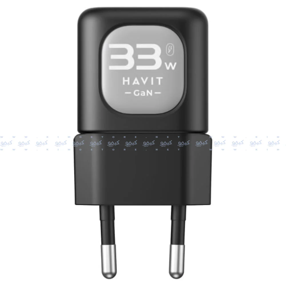 Havit UC230 GaN Wall Charger USB + Type-C 33W Fast Charging - Image 2