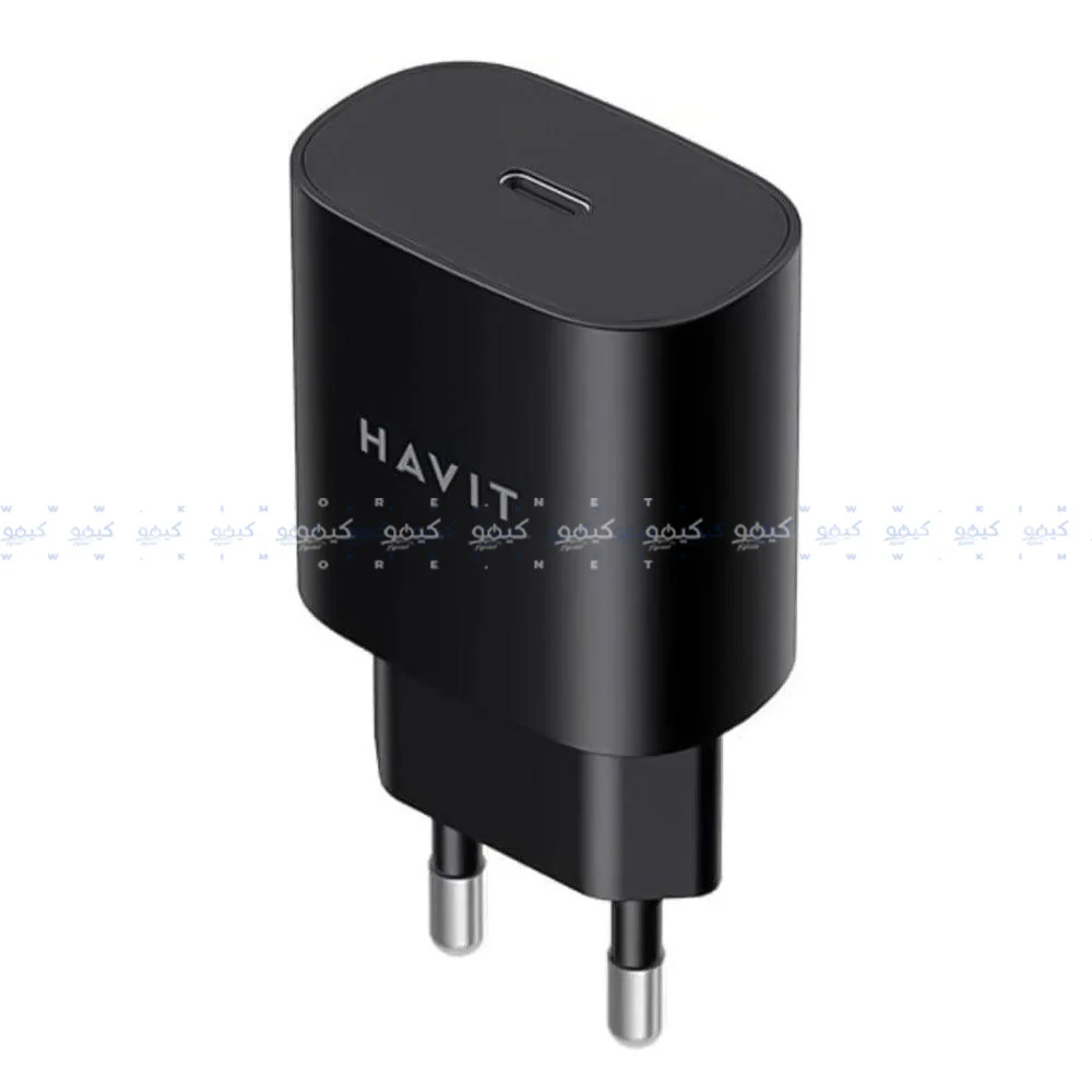 Havit UC25W Wall Charger PD Type-C 25W Fast Charger - Black - Image 2