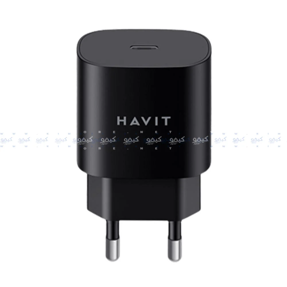 Havit UC25W Wall Charger PD Type-C 25W Fast Charger - Black - Image 3