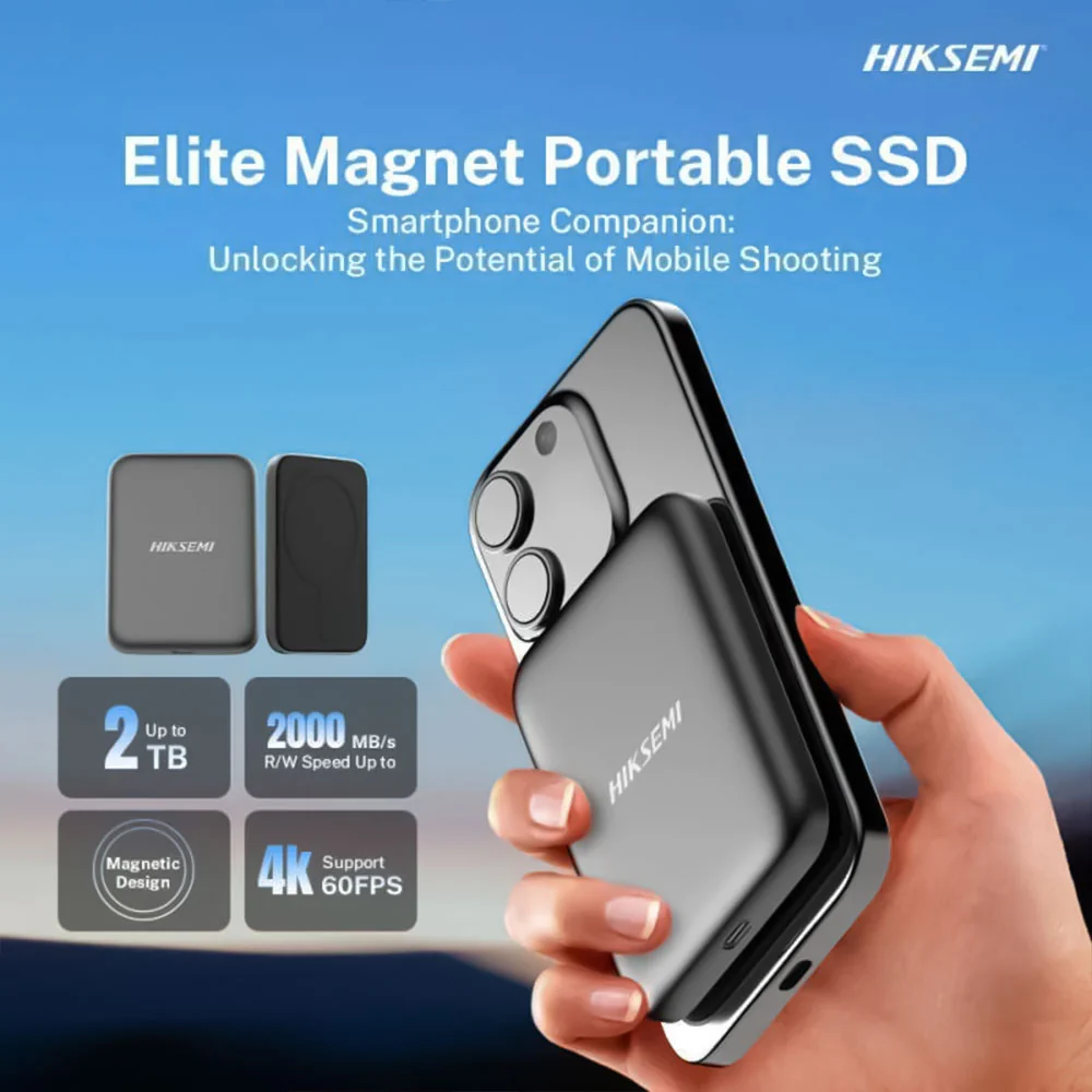 Hiksemi Elite9 2TB Magnetic Portable External SSD Drive - Image 4