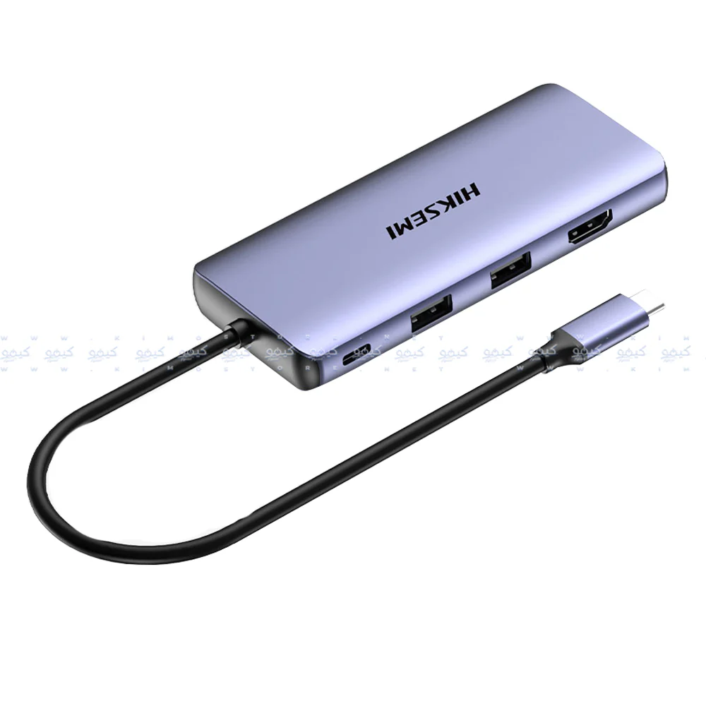 Hiksemi HS-HUB-DS11 11in1 Type-C 4K Multifunctional HUB Converter - Image 2