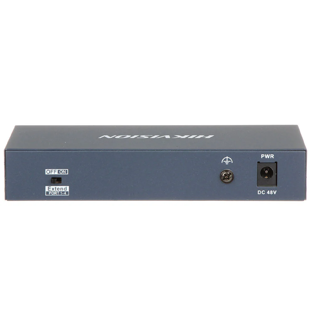 Hikvision DS-3E0106P-E/M Unmanaged Desktop Switch 4 Ports PoE 10/100Mbps + 2 Ports RJ45 10/100Mbps Uplink 35W - Image 4