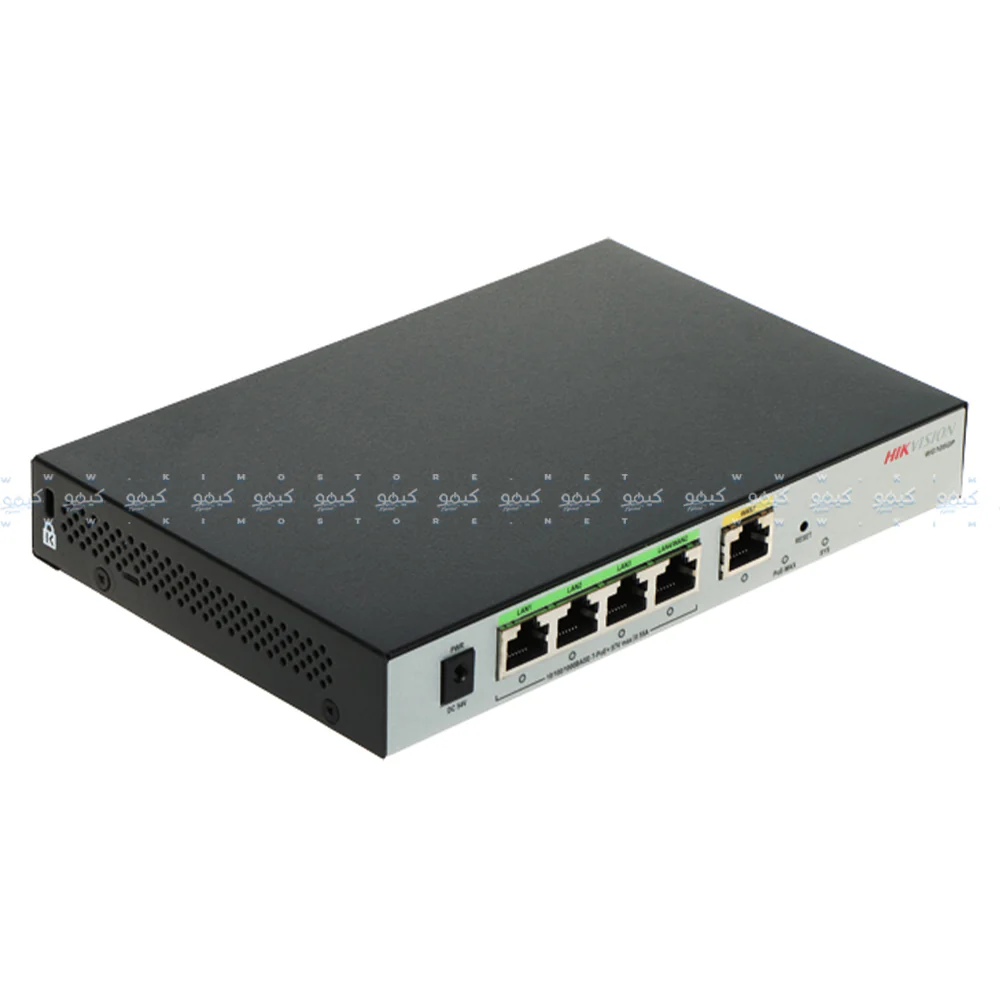 Hikvision DS-3WG105GP-SI All in One PoE Router 4 Ports 1000Mbps - Image 2