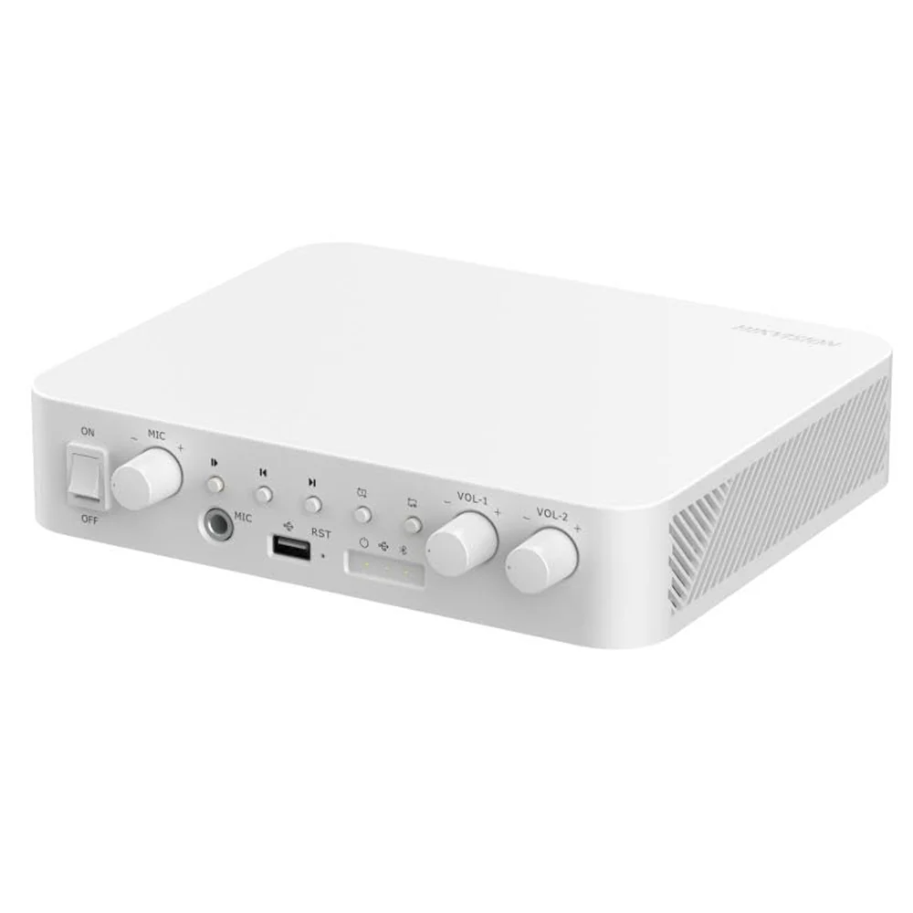 Hikvision DS-QAE1A80G1-VB 2-Zone Network Mixer Amplifier 80W - White - Image 3