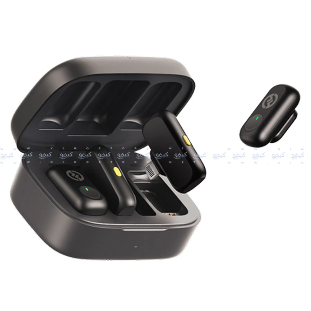 Hollyland LARK A1 Combo 3in1 2.4GHz Dual Channel Wireless Lavalier Microphone System (Local Warranty) - Black - Image 3