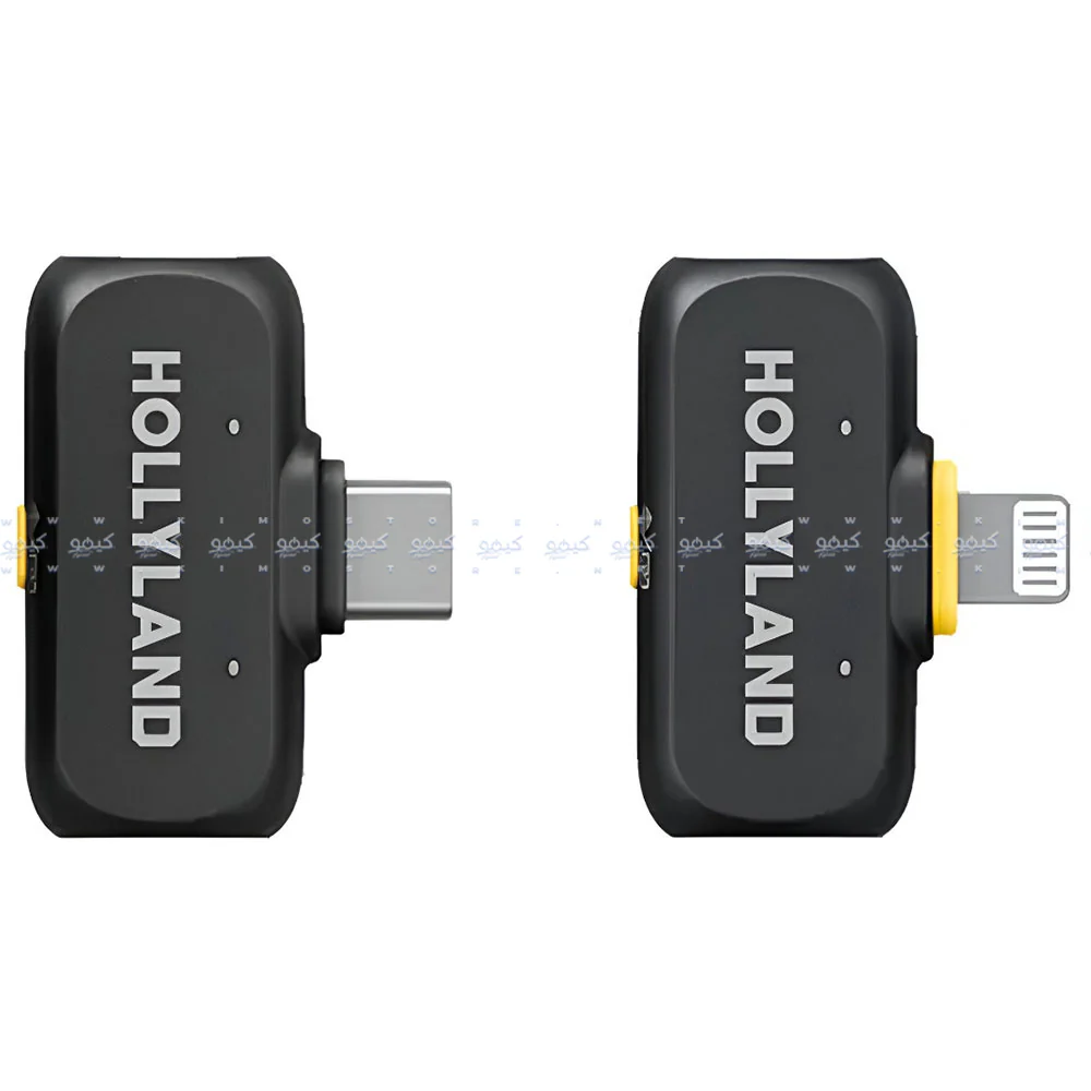 Hollyland LARK A1 Combo 3in1 2.4GHz Dual Channel Wireless Lavalier Microphone System (Local Warranty) - Black - Image 4