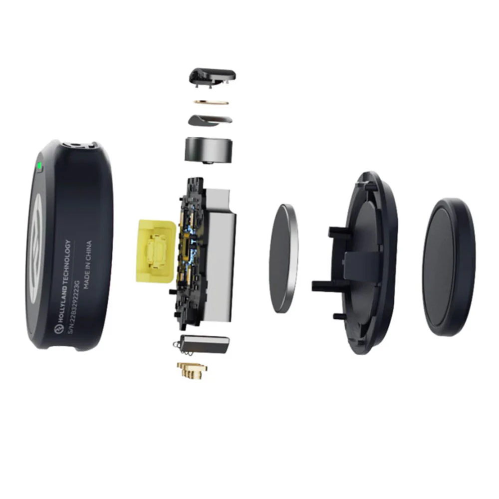 Hollyland LARK M2 Combo 3in1 2.4GHz Dual Channel Wireless Lavalier Microphone System (Local Warranty) - Image 8