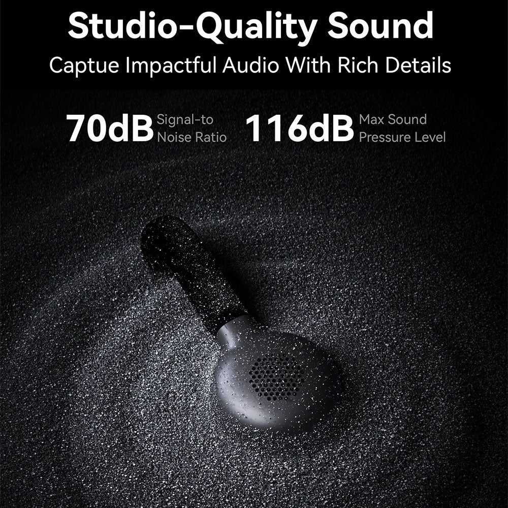 Hollyland LARK M2S Combo 3in1 2.4GHz Dual Channel Wireless Lavalier Microphone System (Local Warranty) - Black - Image 21