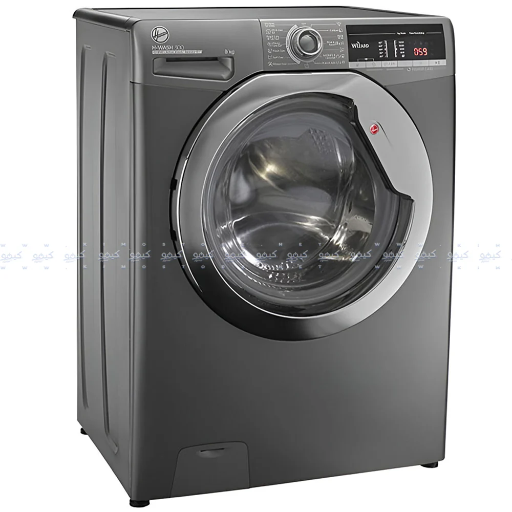 Hoover Front Load Fully Automatic Washing Machine H3WS383TAC3R-ELA 8Kg - Silver - Image 2