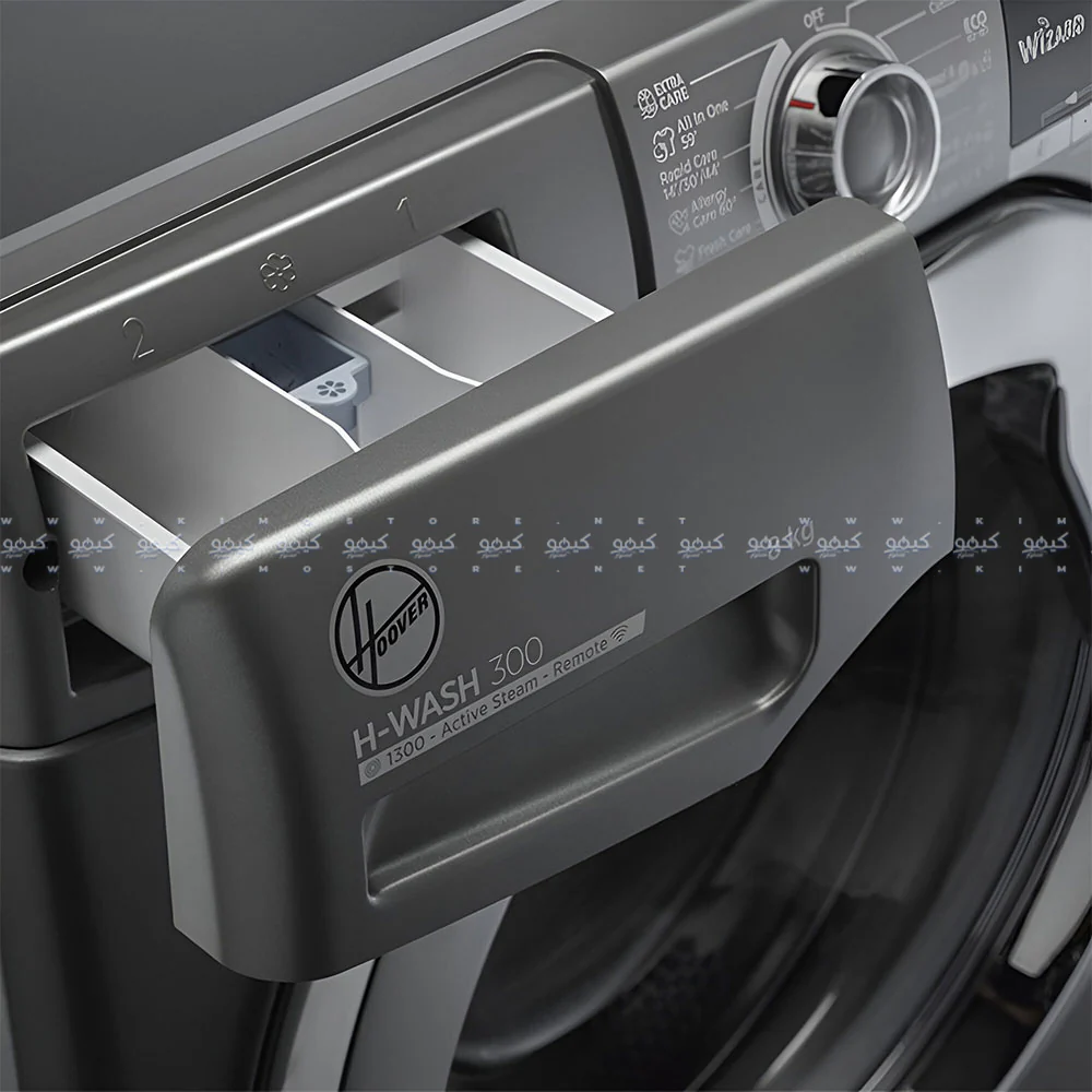 Hoover Front Load Fully Automatic Washing Machine H3WS383TAC3R-ELA 8Kg - Silver - Image 6