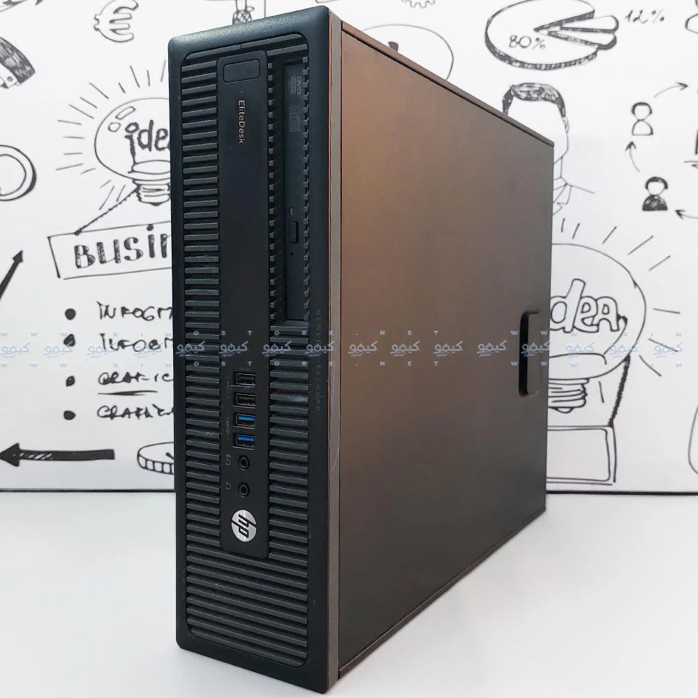 HP EliteDesk 705 G3 SFF Desktop PC (AMD Pro A12-8870 - 8GB DDR4 - No Hard - AMD Radeon R7 Graphics) Original Used - Image 3